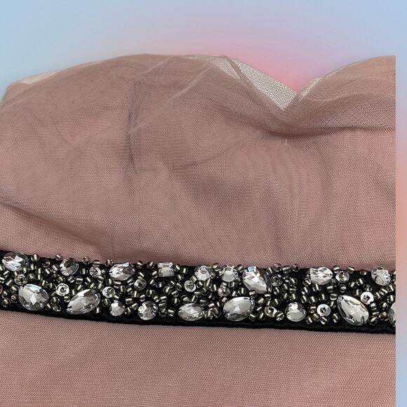 WINDSOR Women’s 9 (juniors) Muave / Pink Strapless Dress - Picture 7 of 7